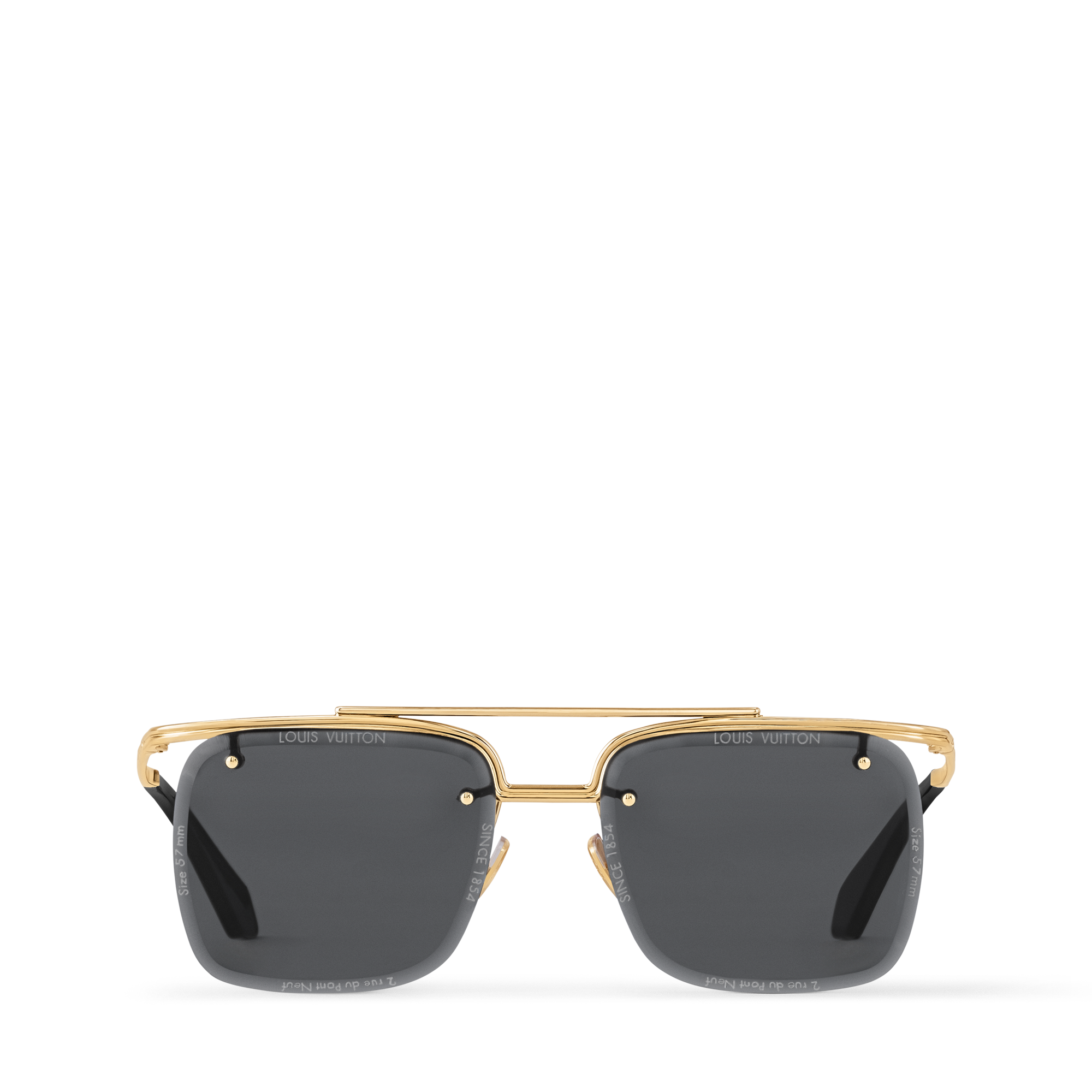 LV Super Vision Light Large Square Sunglasses S00 - Gifts for Him